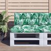 vidaXL Pallet Sofa Cushion Leaf Pattern 70x40x12 cm