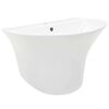 vidaXL Basin White 56 x 48 x 42 cm Glazed Ceramic