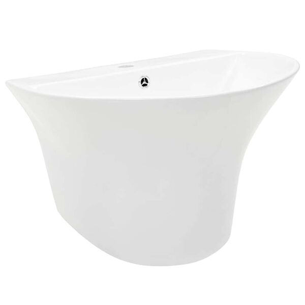 vidaXL Basin White 56 x 48 x 42 cm Glazed Ceramic