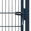 vidaXL 2D Fence Gate (Single) Anthracite Grey 100x160 cm