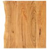 vidaXL Bathroom Vanity Top Solid Acacia Wood 80x52x2,5 cm