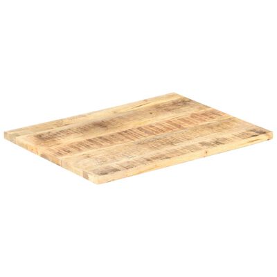vidaXL Table Top Solid Mango Wood 25-27 mm 90x60 cm