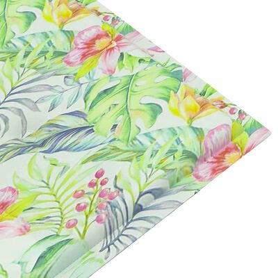 vidaXL Garden Bench Cushion Leaf Pattern 180x50x3 cm Oxford Fabric