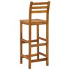 vidaXL Bar Stools 4 pcs Solid Acacia Wood