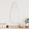 vidaXL Wall Mirror Silver 60x25 cm