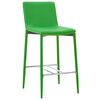 vidaXL Bar Stools 2 pcs Green Faux Leather