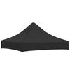 vidaXL Party Tent Roof 2x2 m Black 270 g/m&sup2;