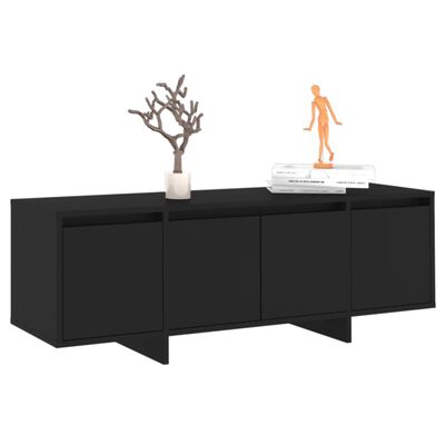 vidaXL TV Cabinet Black 120x30x40.5 cm Engineered Wood