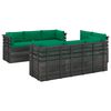 vidaXL 9 Piece Garden Pallet Lounge Set with Cushions Solid Pinewood