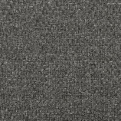 vidaXL Bed Frame Dark Grey 180x200 cm Super King Fabric