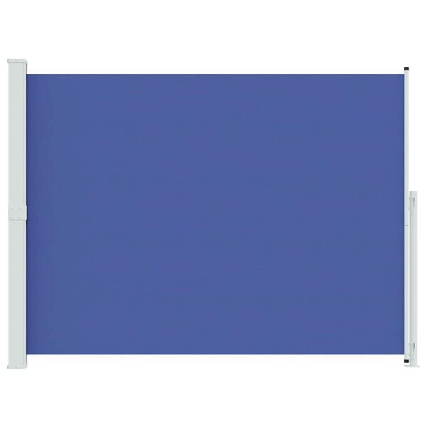 vidaXL Patio Retractable Side Awning 220x300 cm Blue