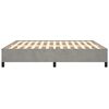 vidaXL Bed Frame without Mattress Light Grey 180x200 cm Super King Velvet