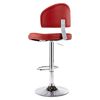 vidaXL Bar Stools 2 pcs Wine Red Faux Leather