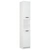 vidaXL Bathroom Cabinet White 32x34x188,5 cm Engineered Wood