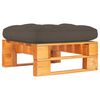 vidaXL Garden Pallet Ottoman Honey Brown Impregnated Pinewood