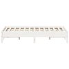 vidaXL Bed Frame without Mattress White 120x200 cm Solid Wood Pine