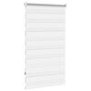 vidaXL Zebra blind 70.9x120 cm Fabric Width 66.7 cm white