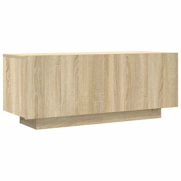 vidaXL TV Cabinet Sonoma Oak 100x35x40 cm Engineered Wood