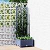 vidaXL Garden Blue Grey 40 x 40 x 121.5 cm
