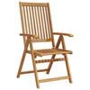 vidaXL Folding Chairs 4 pcs Solid Acacia Wood