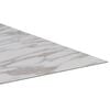 vidaXL Self-adhesive PVC Flooring Planks 5.11 m² White Marble