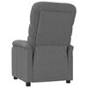 vidaXL Recliner Chair Dark Grey Fabric