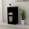vidaXL Bookcase Black 40x24x75 cm Engineered Wood
