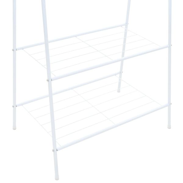 vidaXL Clothes Rack 59x35x150 cm White