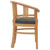 vidaXL 5 Piece Garden Dining Set Solid Wood Teak