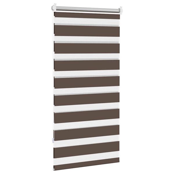 vidaXL Zebra Blind 80 x 150 cm Coffee