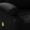 vidaXL Massage Chair Black Faux Leather