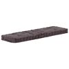 vidaXL Pallet Floor Cushion Cotton 120x40x7 cm Anthracite