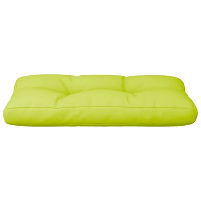 vidaXL Pallet Cushion Bright Green 80x40x12 cm Fabric