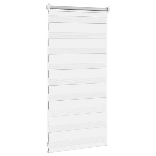 vidaXL Zebra Blind 40 x 100 cm White