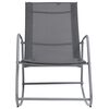 vidaXL Garden Swing Chair Grey 95x54x85 cm Textilene
