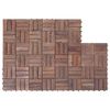 vidaXL Decking Tiles 11 pcs 30x30 cm Solid Reclaimed Wood