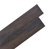vidaXL Self-adhesive PVC Flooring Planks 5.02 m² 2 mm Dark Brown
