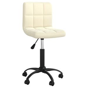 vidaXL Swivel Dining Chair Cream Velvet