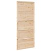 vidaXL Barn Door Natural 80 x 2.5 x 208 cm Solid Pine Wood