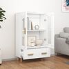 vidaXL Highboard White 70x31x115 cm Engineered Wood