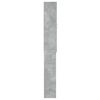 vidaXL Washing Machine Cabinet Concrete Grey 64x25.5x190 cm