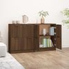 vidaXL Sideboards 2 pcs Brown Oak 60x30x70 cm Engineered Wood