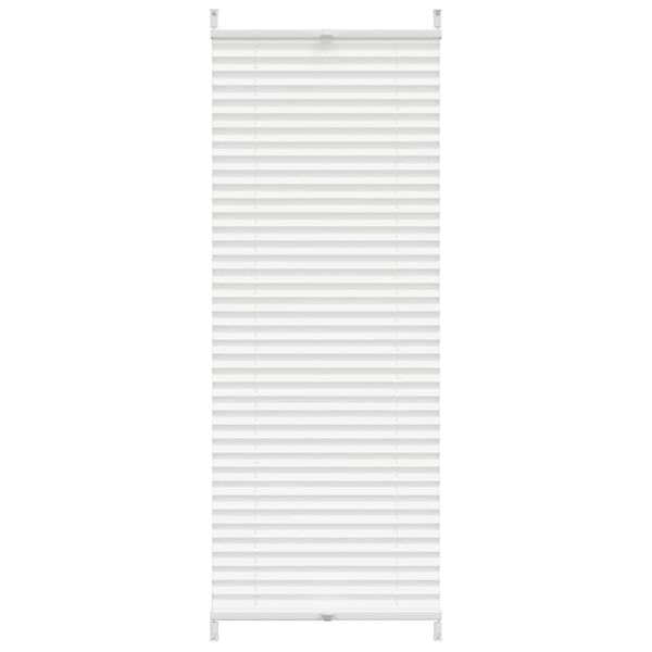 Plisse Blind 40x125cm White Pleated Blind