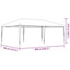 vidaXL Party Tent 4x6 m Blue