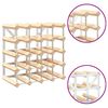 vidaXL Wine Rack for 20 Bottles Solid Pinewood