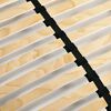 vidaXL Slatted Bed Base without Mattress with 28 Slats 7 Zones 100x200 cm