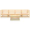 vidaXL 5 Piece Garden Lounge Set Solid Wood Pine