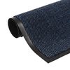 vidaXL Door Mat | Blue | Polypropylene with rubber backing | 80 x 120 cm