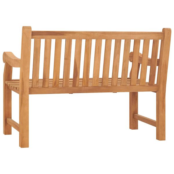 vidaXL Garden Bench Brown 120 x 69 x 92 cm Solid Teak Wood