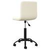 vidaXL Swivel Dining Chair Cream Velvet